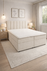 Boxspring Bed GERRA Beige