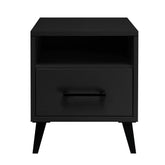 Čierny nočný stolík KAMA