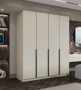 Šatník so 4 dverami, 200 cm kašmír