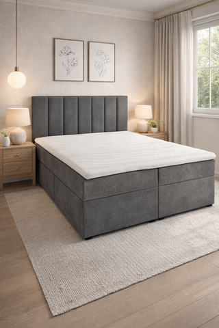Boxspring Bed GERRA Zwart